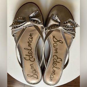 Sam Edelman studded bow sandals size 9.5
